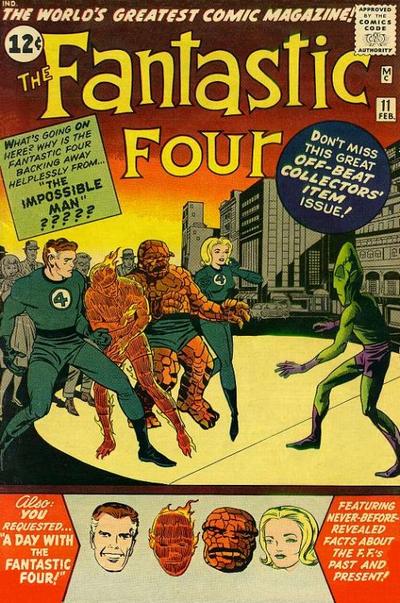 Photo:  Fantastic Four 11, February 1963